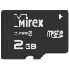 Карта памяти Mirex microSD (Class 4) 2GB (13612-MCROSD02)