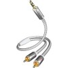 Кабель Inakustik 3.5 mm - 2хRCA (3 м, серый)
