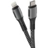 Кабель Olmio USB Type-C - Lightning 041631 (1.2 м, черный)