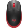 Мышь Logitech M190 (черный/красный)