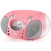 Портативная аудиосистема BBK BX110U (розовый)