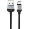 Кабель Borofone BX28 Type-C 1 м (серый)