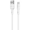 Кабель Borofone BX30 microUSB 1 м (белый)