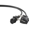 Кабель Wize CAC6-EU-C13-1.8M (1.8 м, черный)