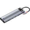 Док-станция Baseus Metal Gleam Series 11-in-1 Multifunctional HUB Type-C Hub Docking Station CAHUB-CT0G
