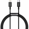 Кабель Baseus USB Type-C - Lightning CATLYS-A01 (1 м, черный)