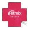 USB-хаб Ritmix CR-2404 (красный)