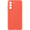 Чехол для телефона Samsung Silicone Cover S21 FE (коралловый)