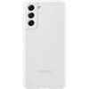 Чехол для телефона Samsung Silicone Cover S21 FE (белый)