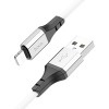 Кабель Hoco X86 USB Type-A - Lightning (1 м, белый)