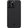 Чехол для телефона Pitaka MagEZ Case Pro для iPhone 13 Pro Max (twill, черный/серый)
