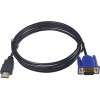 Кабель KS-IS KS-440 HDMI - VGA (1.8 м, черный)