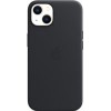 Чехол для телефона Apple MagSafe Leather Case для iPhone 13 (темная ночь)