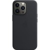 Чехол для телефона Apple MagSafe Leather Case для iPhone 13 Pro (темная ночь)