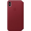 Чехол для телефона Apple Leather Folio для iPhone XS Max Red
