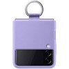 Чехол для телефона Samsung Silicone Cover with Ring для Samsung Galaxy Z Flip3 (лавандовый)
