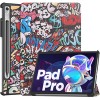 Чехол для планшета JFK Smart Case для Lenovo Tab P11 Pro Gen 2 11.2 (граффити)