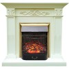 Каминокомплект Smolcom Verona STD-ASP с Majestic FX M Brass (белый дуб)