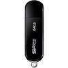 USB Flash Silicon-Power LuxMini 322 Black 64GB (SP064GBUF2322V1K)