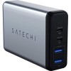 Сетевое зарядное Satechi 75W Dual Type-C Travel Charger (британская вилка)