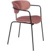 Офисный стул TetChair Van Hallen mod.2433S (черный/коралловый)