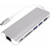 Док-станция USBTOP USB3.1 Type-C - 2xUSB3.0/Type-C/HDMI/SD/RJ45