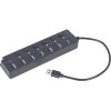 USB-хаб  Gembird UHB-U3P1U2P6P-01