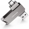 USB Flash Usams Type-C+USB3.0 Rotatable High Speed Flash Drive 32GB