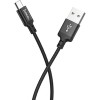 Кабель Hoco X14 Times speed USB Type-A - MicroUSB (2 м, черный)